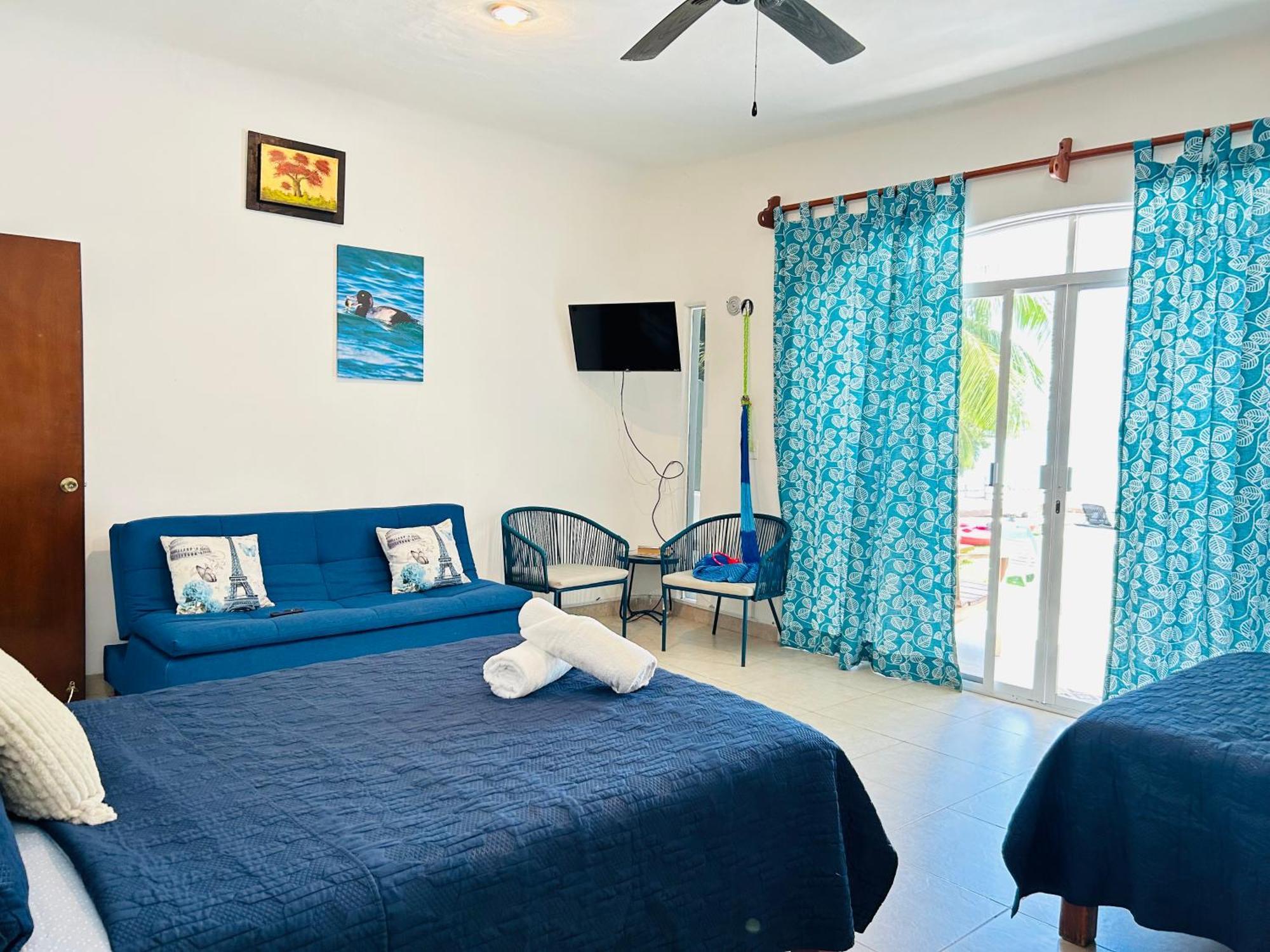 Apartmán Departamentos Blue Bacalar Exteriér fotografie